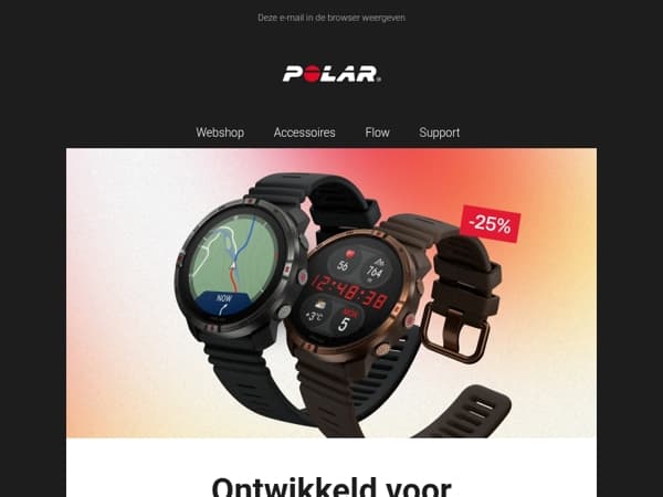 25% KORTING: Polar Grit X2