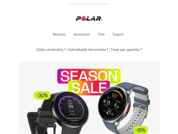 Tot 30% korting! 🎉