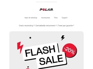 Profiteer van de Polar Flash Sale 🚀