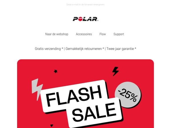 Profiteer van de Polar Flash Sale 🚀