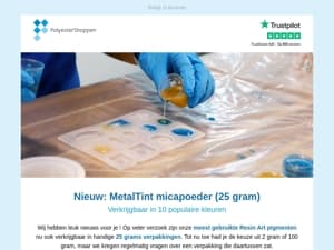 Nieuw: MetalTint micapoeder in 25 gram 🌈 - Tijdelijk met 20% korting