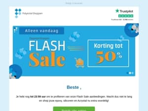 Laatste kans: RESION Epoxy 1+1 gratis en korting tot 50%  ⏳