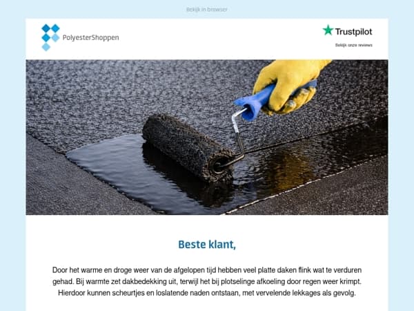 Is jouw dak klaar voor de regenachtige herfst? ☔