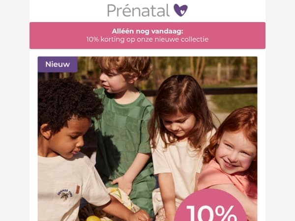 Alléén vandaag nog 💜 10% korting op alles