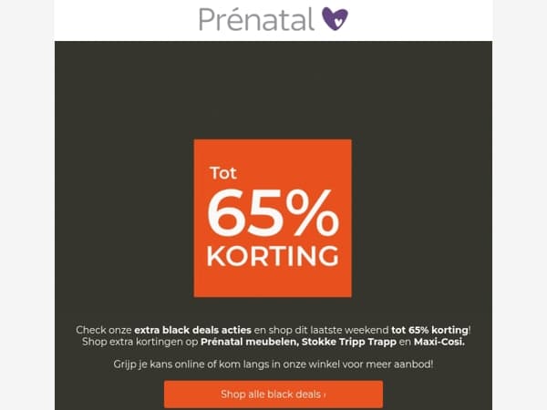 Black Friday is here 🛍️🖤 30% korting op álle fashion & meer