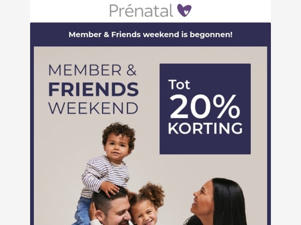 Ready, set, shop! Member & Friends weekend is begonnen