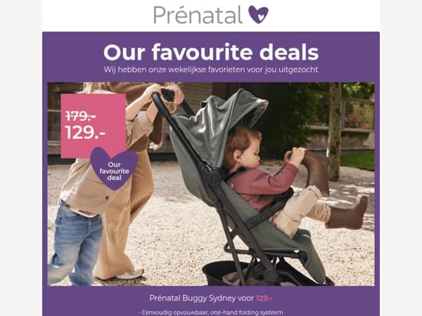 Ontdek onze nieuwe favoriete deals voor jouw mini me 💜
