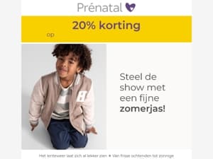 Zomer- & lentejassen weer 🌞 Nu met 20% korting