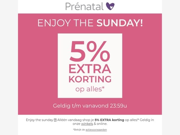 Let’s go, shoppers⚡️5% EXTRA korting op álles