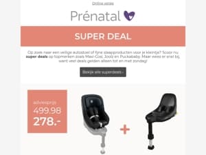 Grijp je kans! Mis deze super deals niet 😍