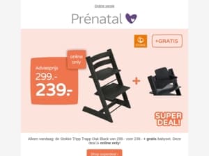 🚨 Scoor jouw deal op de Stokke Tripp Trapp