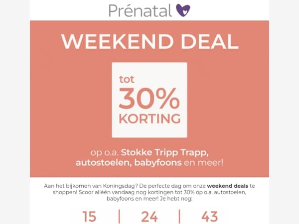 Last chance Mail⏰ Kortingen tot 30%