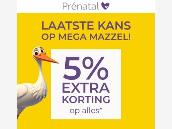 Laatste kans op mega mazzel 💛 Alléén vandaag nog