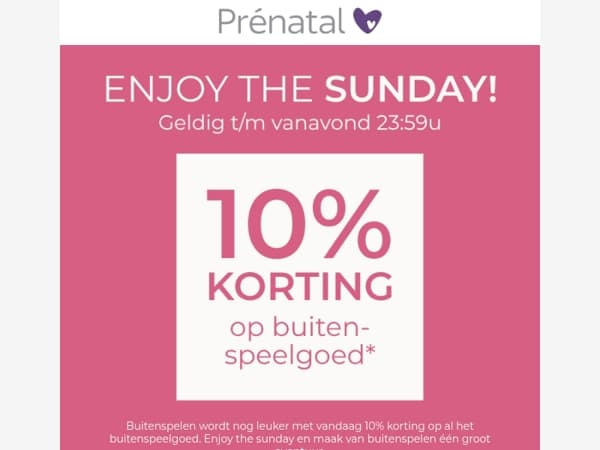 10% korting op buitenspeelgoed!