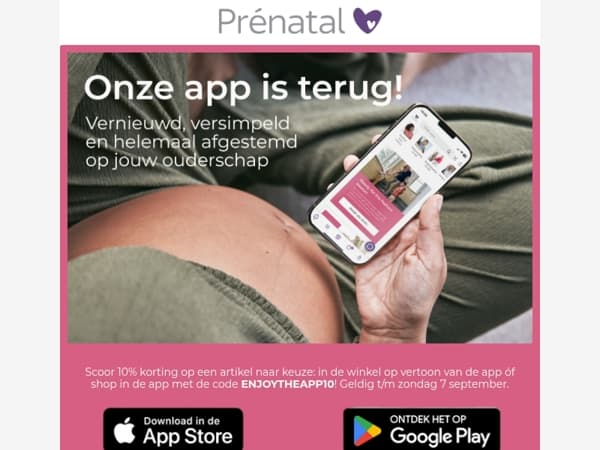 📢 Alleen in de app: 10% korting op een artikel naar keuze