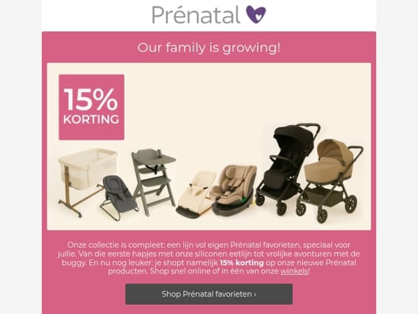 Our Prénatal family is growing 👪