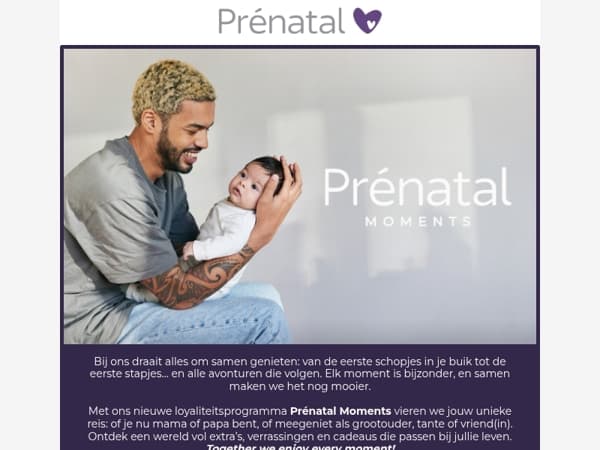 Met Prénatal Moments wordt samen genieten nóg leuker 💜