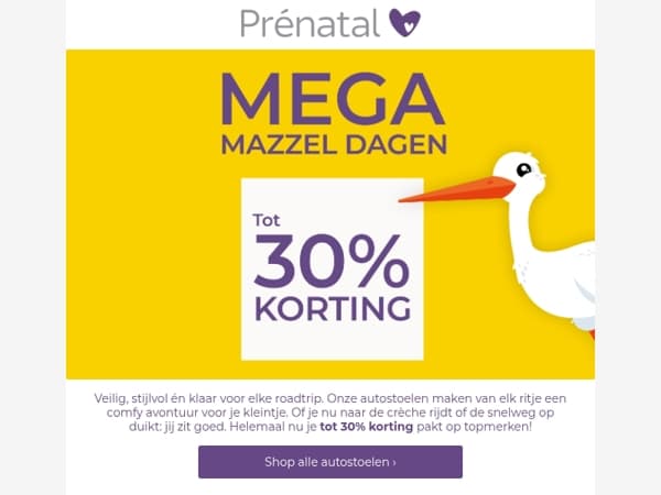 Uit de autostoel gegroeid? We got you Mail 💌
