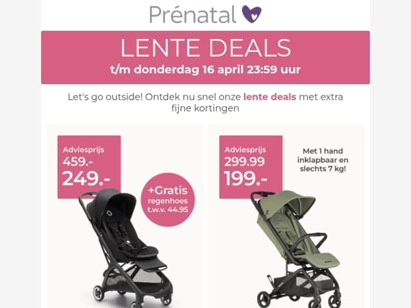 Extra lente deals, speciaal voor jou 🌞