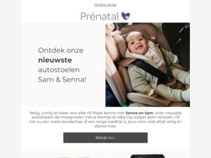 Ontmoet Sam & Senna: onze nieuwe autostoelen 🚗