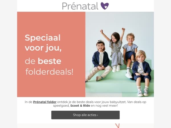 Speciaal voor je kleintje, de beste folderdeals! 💜
