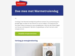 Warmetruiendag: verwarming lager, trui aan