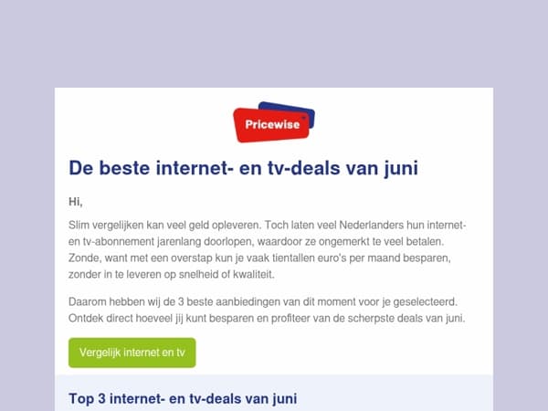 De beste internet- en tv-deals van juni