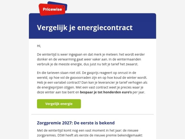 Verwarming aan? Check je energiecontract