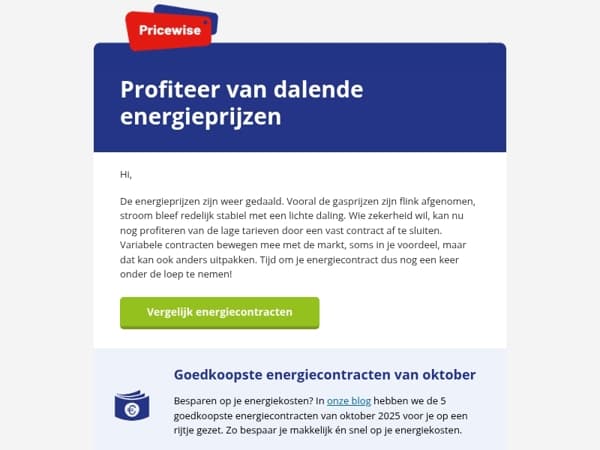 Gasprijzen blijven dalen 📉