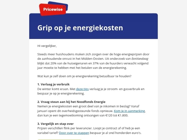 Zo verlaag je je energierekening