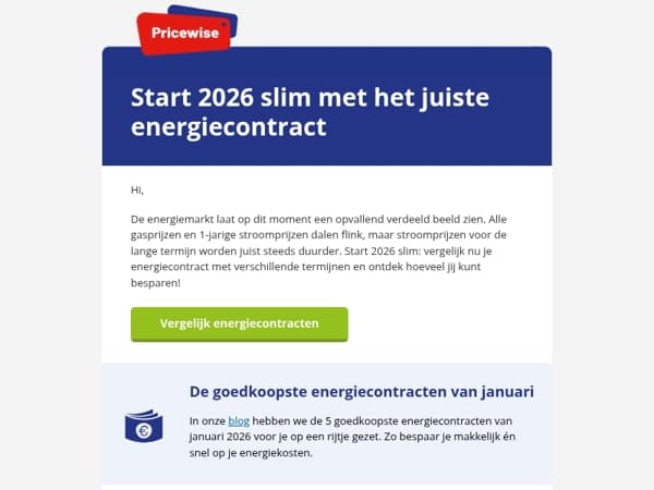 Gasprijzen en 1-jarige stroomprijzen omlaag 📉