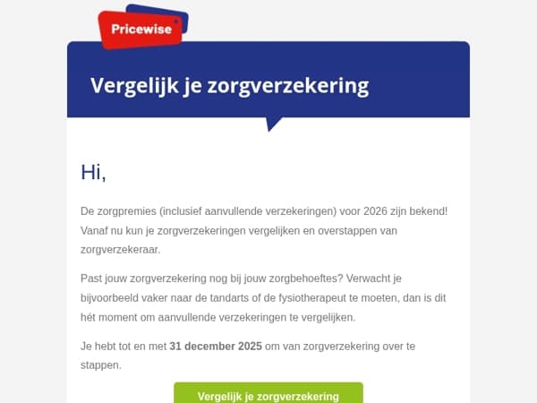 🏥 Zorgpremies 2026 bekend