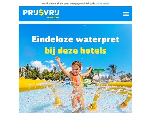 Ook zo’n zininin oneindige waterpret?