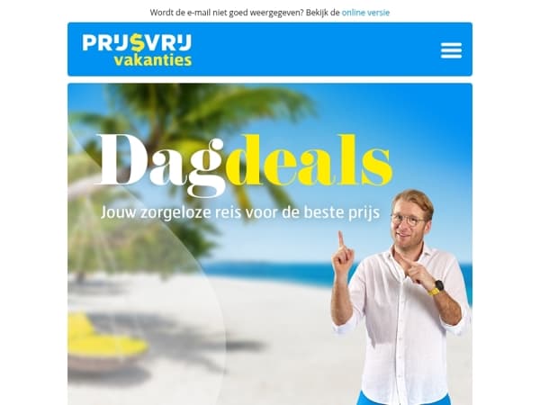 Wil jij binnenkort op zonvakantie? ☀️
