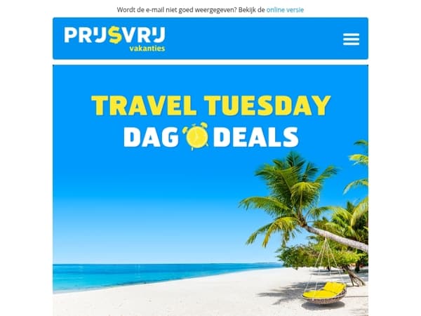 Travel Tuesday: exclusieve vakantiedeals! 🚀