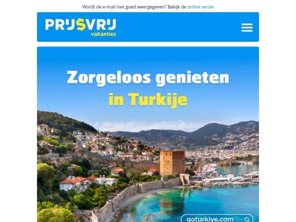 Gaat jouw volgende vakantie naar Turkije?