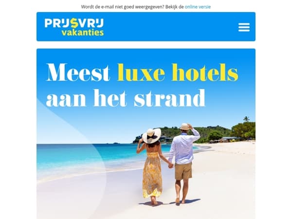 Mailaanbiedingen, 5 luxe strandhotels om bij weg te dromen 🏖️