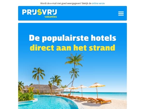 Direct aan het strand overnachten?