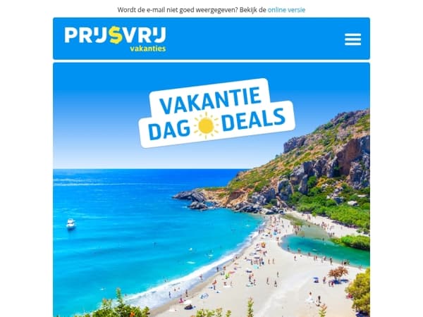 Wil jij binnenkort op zonvakantie?