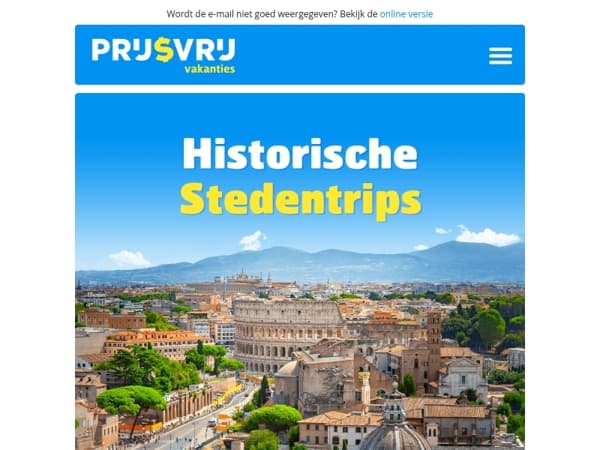 Sfeervolle stedentrips boordevol historie: hier moet je zijn