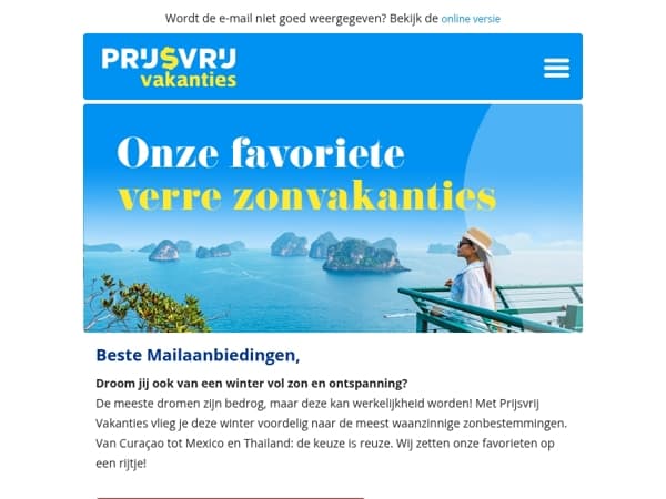 Onze favoriete verre zonvakanties van dit moment