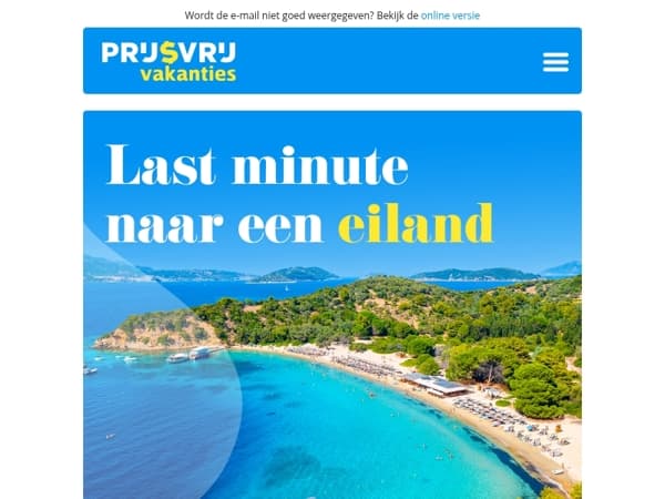 😎 Nog toe aan een heerlijke zomervakanties?
