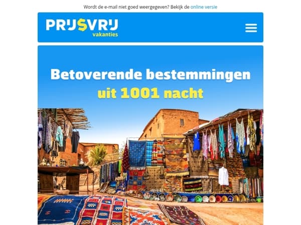 Beleef een vakantie uit 1001 nacht in… ✨