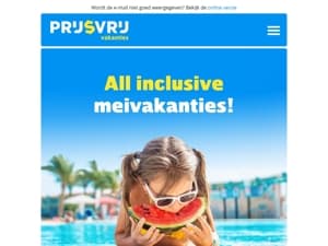 All inclusive in de meivakantie