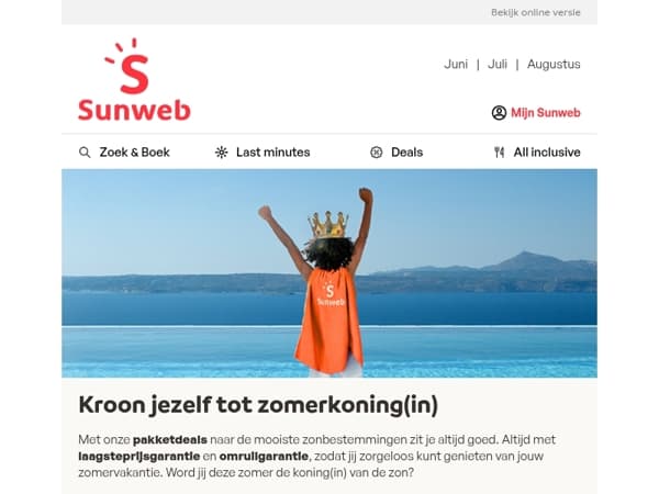 Boek jouw zomervakantie nu!