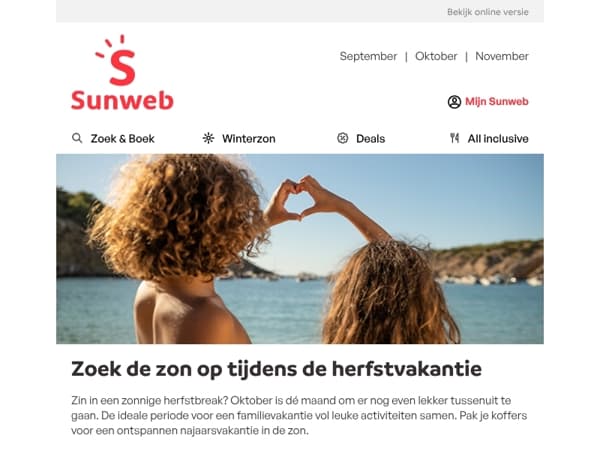 Herfstbreak in de zon?