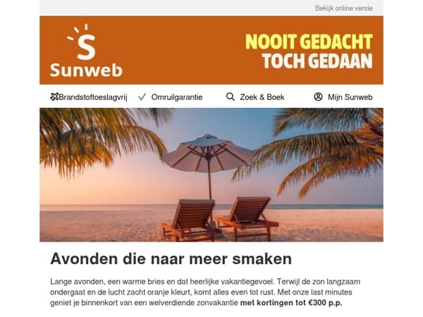 De zomeravond wacht