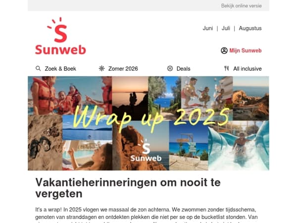 Sunwrap: onze top 3 van 2025 ✨