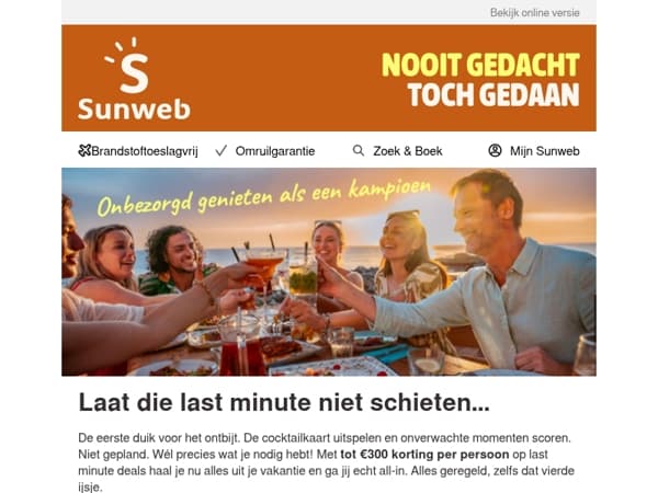 Laat deze niet schieten!