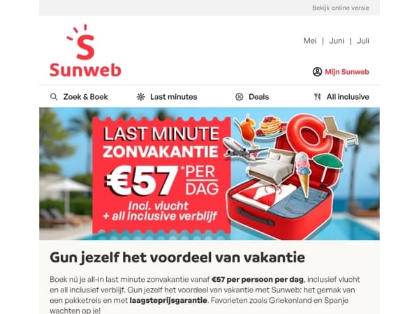 Last minutes goedkoper dan je denkt